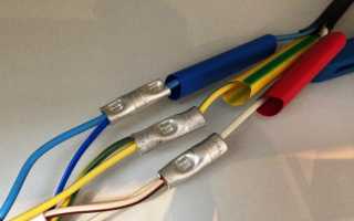 Как соединить провод от розетки с кабелем